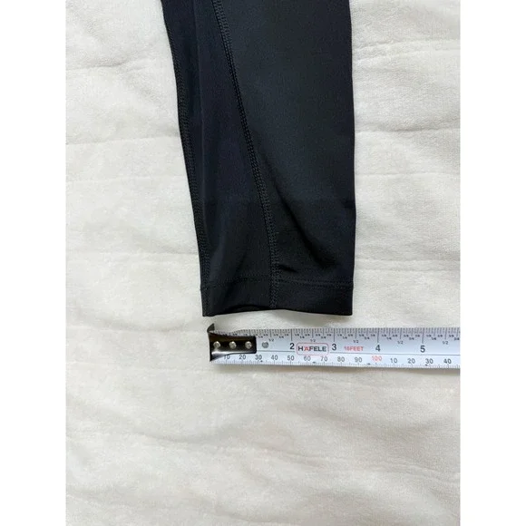 Nike Dri Fit Black Athletic Running Leggings Women XS Back Zip Pocket - Picture 7 of 9